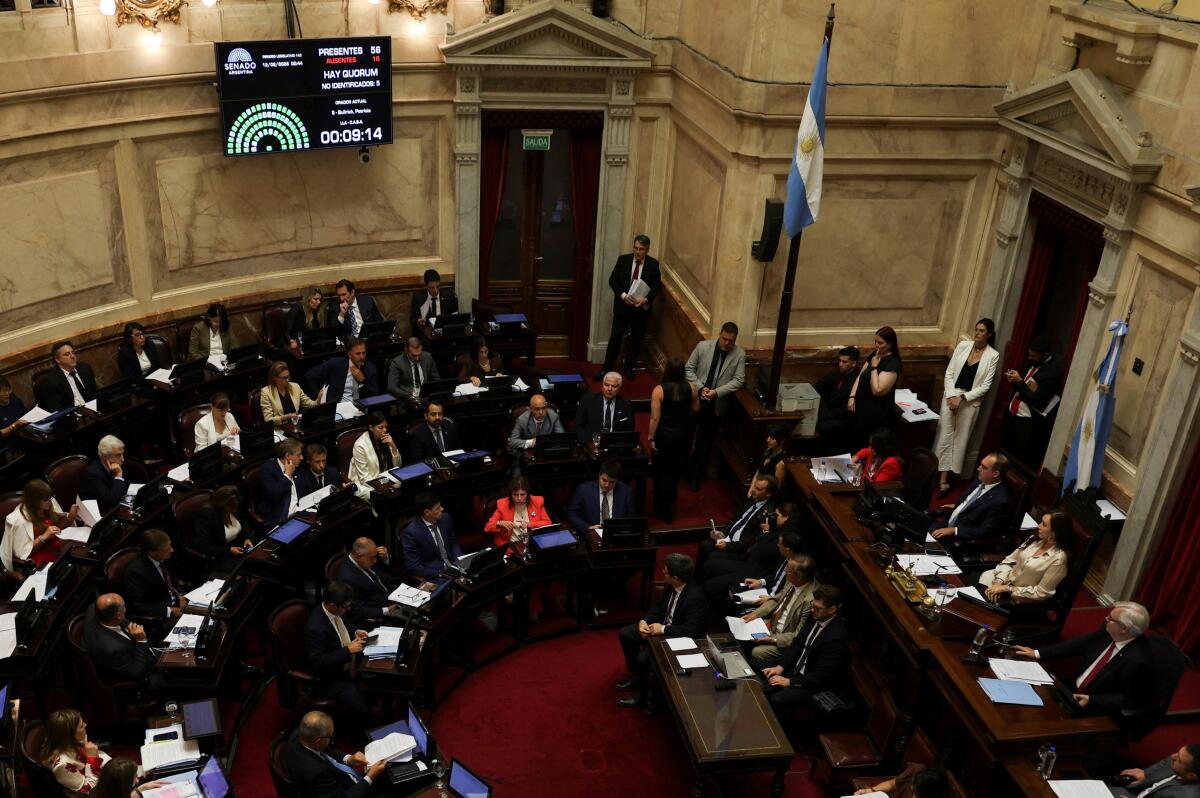 Câmara da Argentina aprova reforma trabalhista antes de votação final no Senado