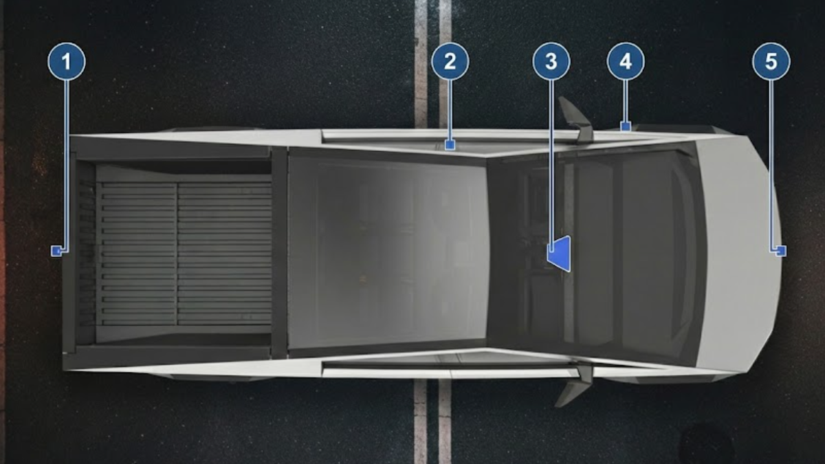 Como funcionam as câmeras da Cybertruck de acidente que matou motociclista em SP