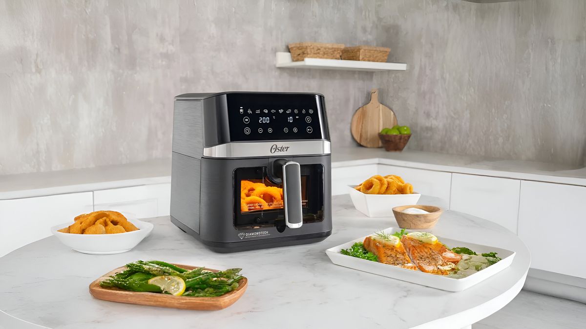 Magalu faz queima de air fryer da Oster; fritadeira tem partículas de diamante