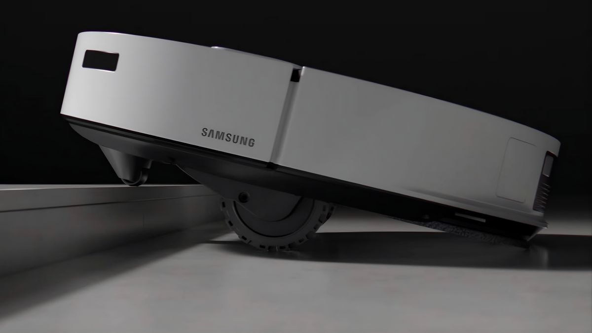 Robô "Ultra" da Samsung usa vapor de 100°C e IA para limpar o chão