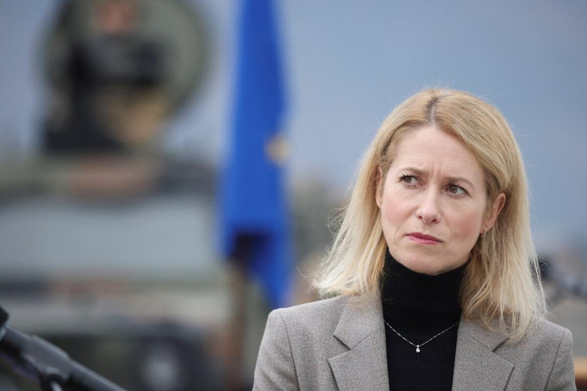 UE convoca reunião para discutir situação do Irã no domingo, afirma Kaja Kallas
